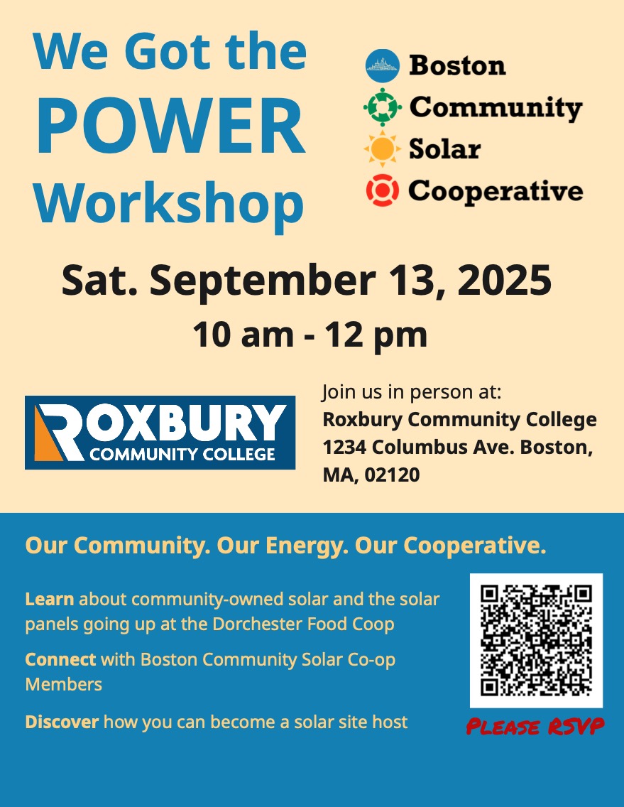 Boston Community Solar Workshop
