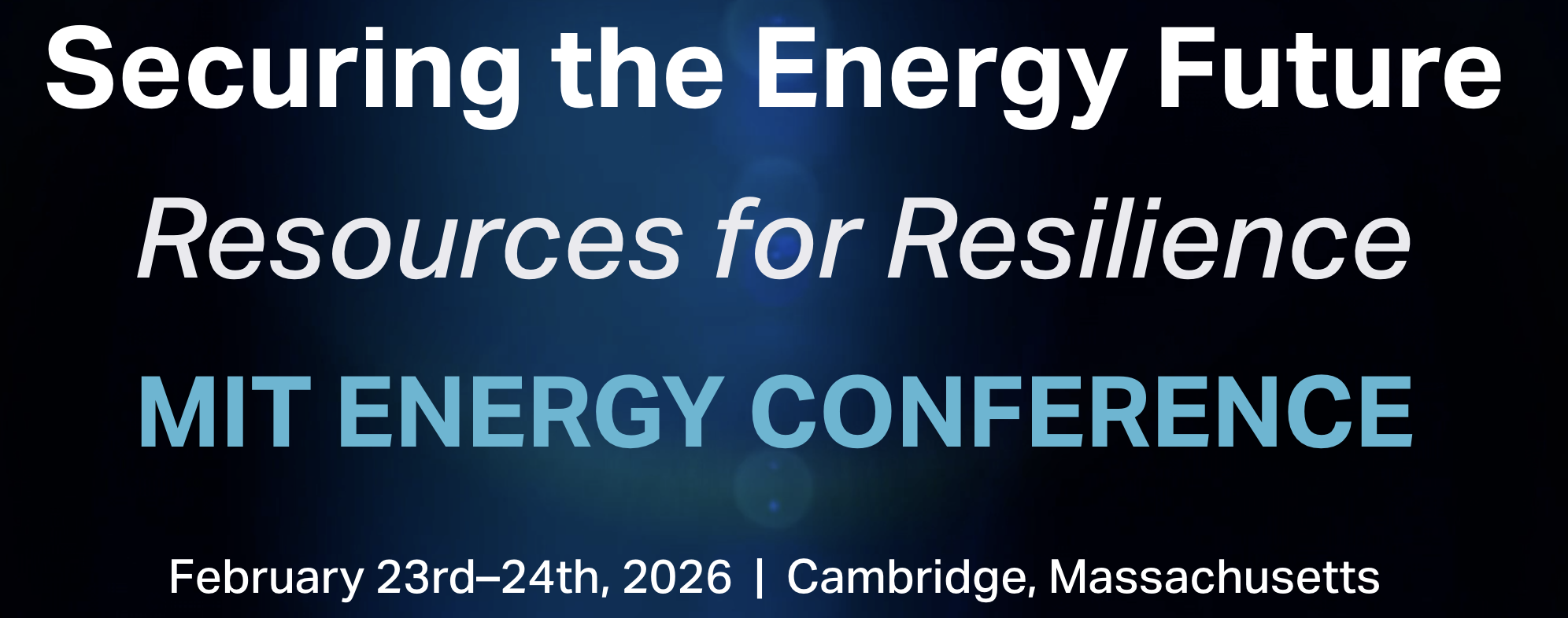 MIT Energy Conference