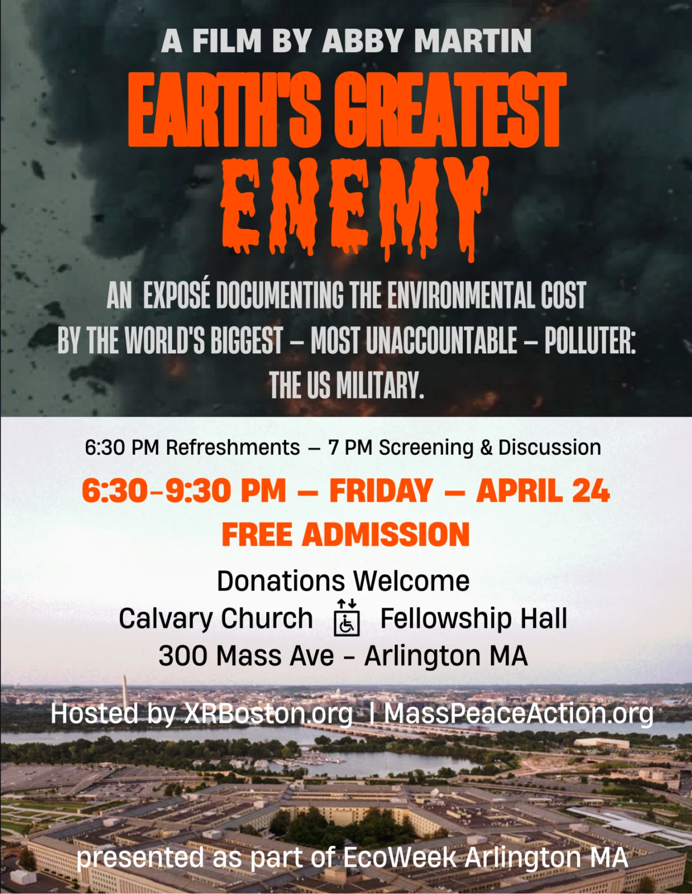 Free Public Screening of Documentary “Earth’s Greatest Enemy”