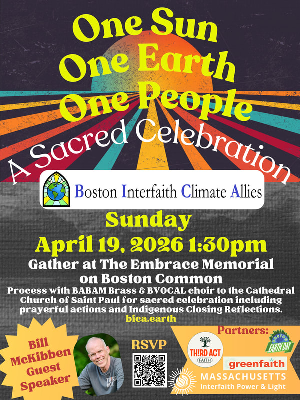 Boston Interfaith Climate Allies: One Sun, One Earth, One People Celebration