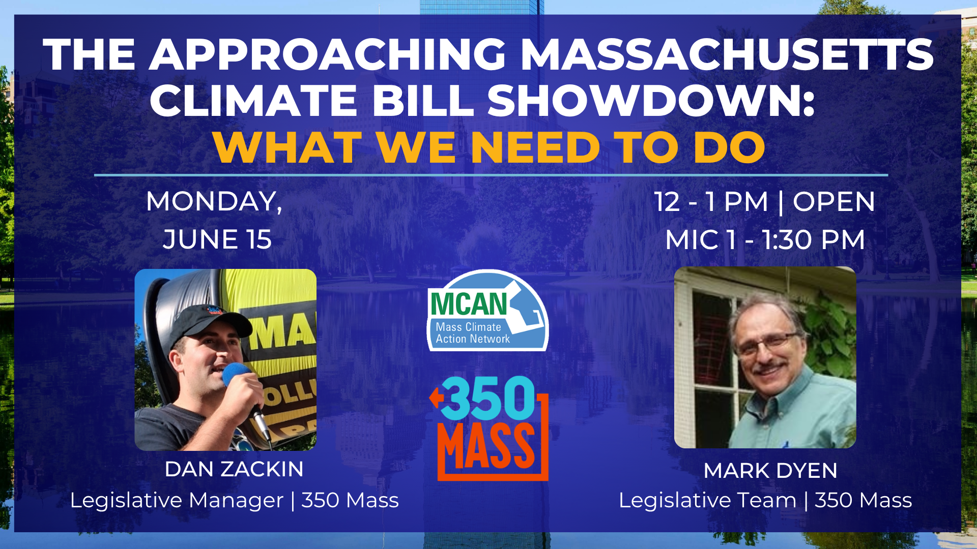 MCAN: The Approaching Massachusetts Climate Bill Showdown