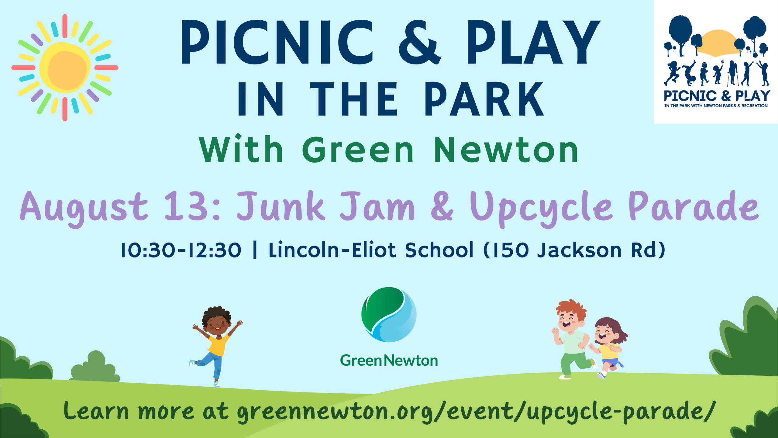 Green Newton Picnic and Play in the Park: Junk Jam Upcycle Parade