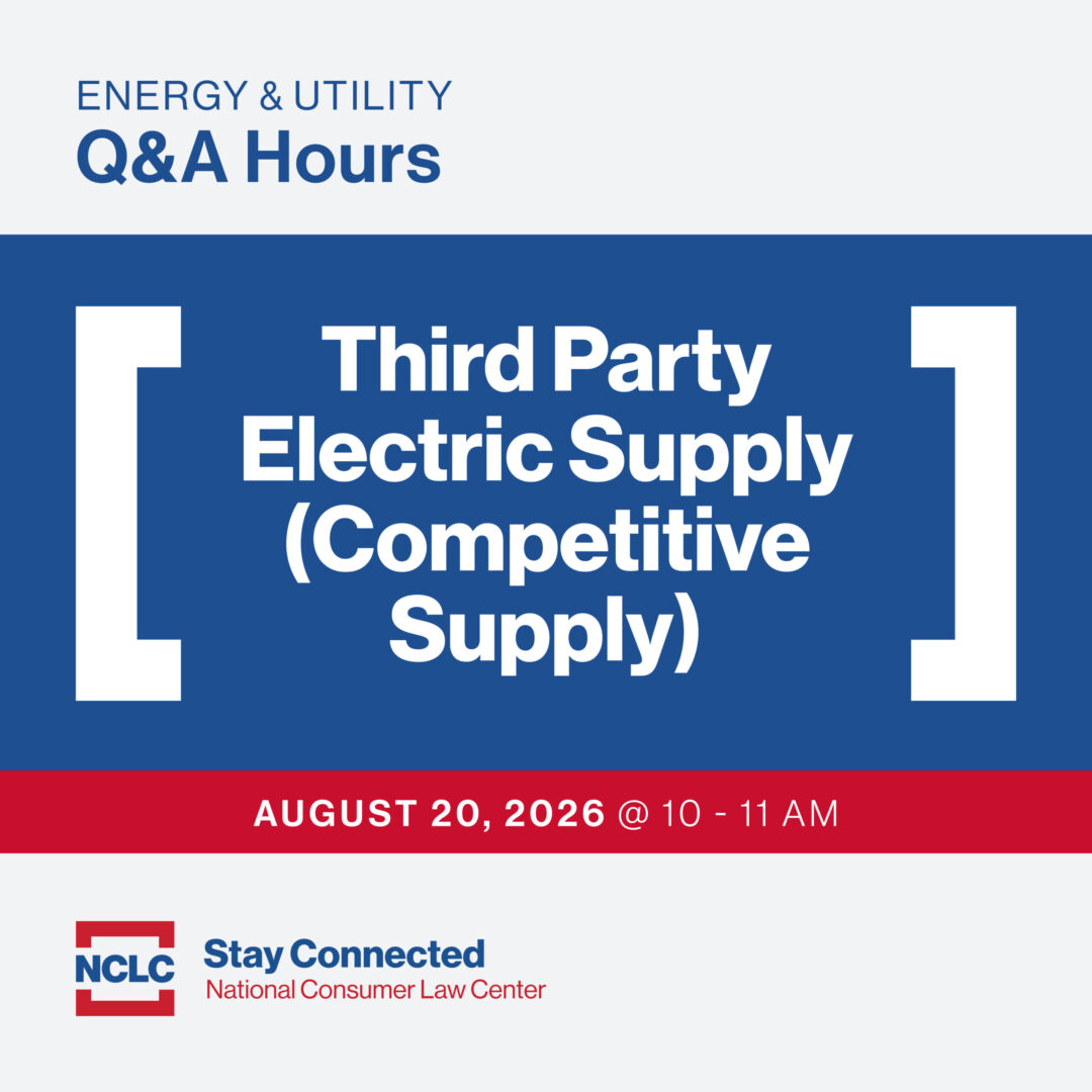Massachusetts Energy and Utility Q&A Hour: Third Party Electric Supply (Competitive Supply)