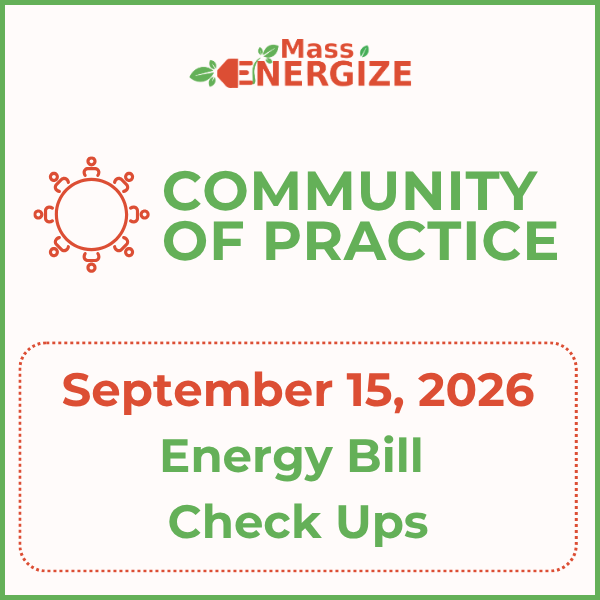 MassEnergize Community of Practice: September 14