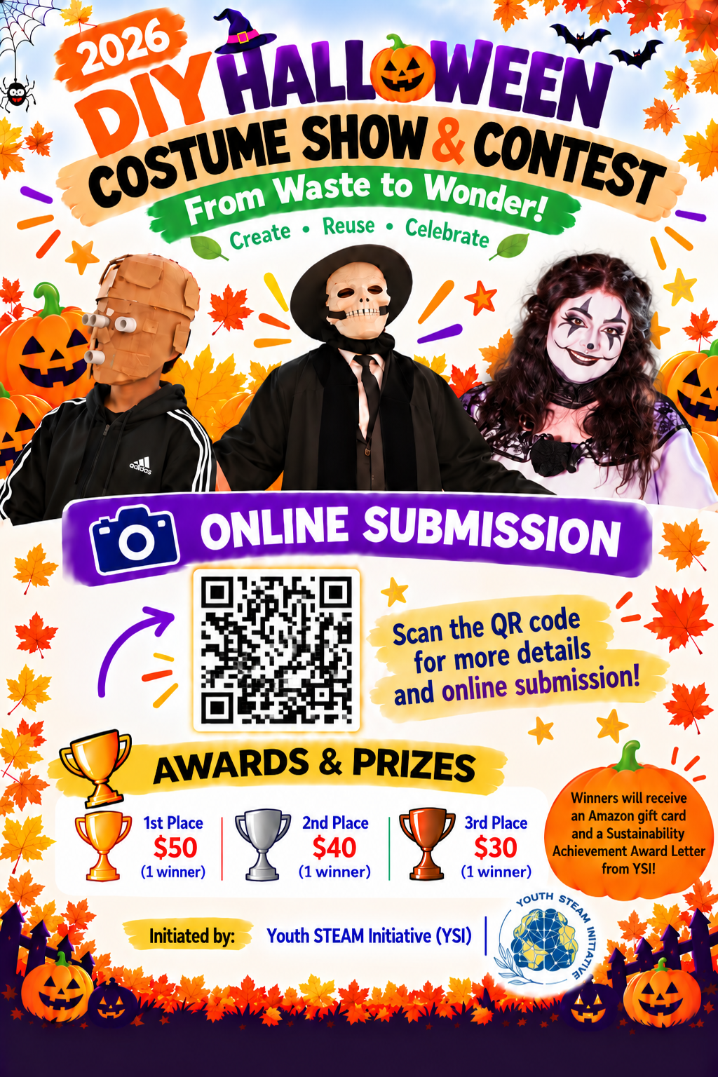 DIY Halloween Costume Show and Contest: From Waste to Wonder